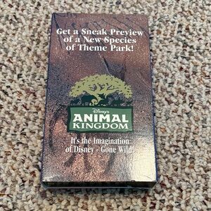 Disney Animal Kingdom Sneak Peek VHS. 1998